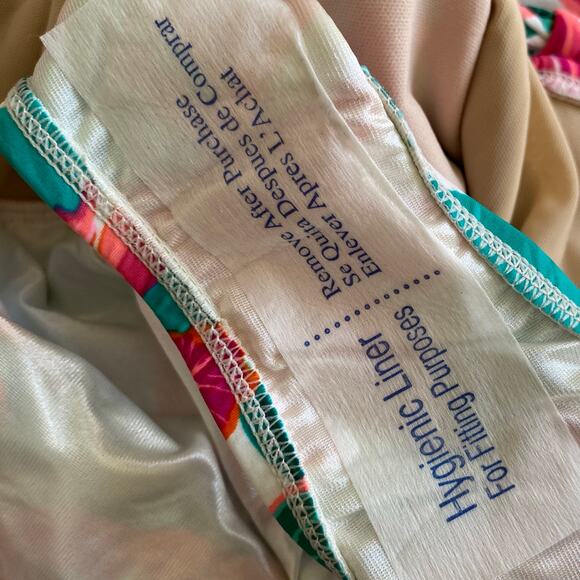 NEW KONA SOL Tropical Floral One Piece Swimsuit Small Colorful Full Coverage - Picture 6 of 7